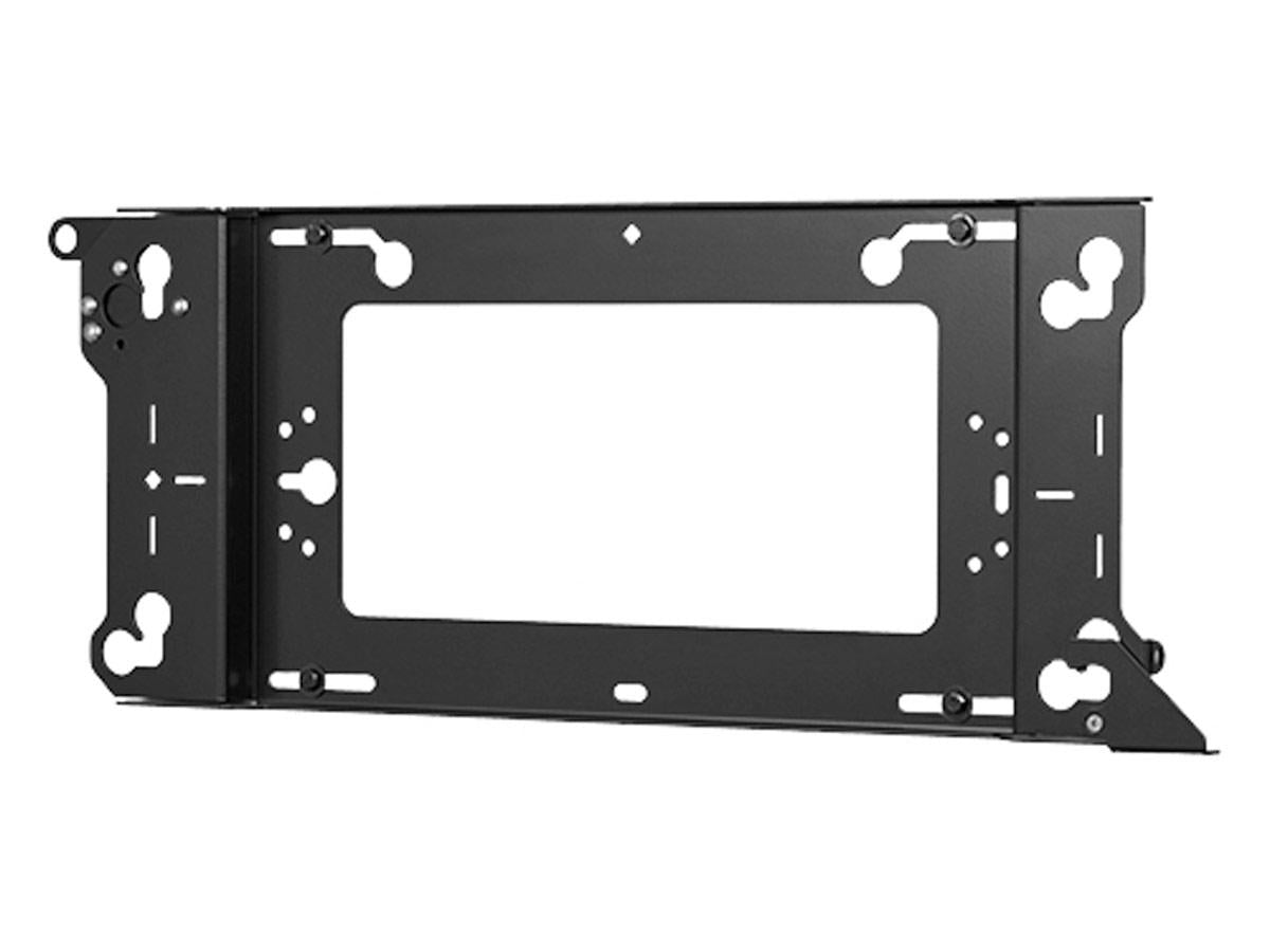 The CHIEF Static Stretch Display Wall Mount offers secure and versatile mounting for professional displays. Designed for universal compatibility with 600 x 200 mm patterns, it features a lockable latch for enhanced security and supports both portrait and landscape orientations. Ideal for environments requiring durability and compliance, it's made in the USA and TAA-compliant.