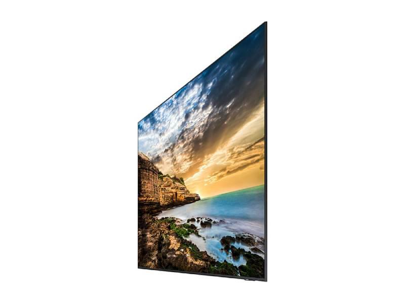 Samsung QE85T is an 85-inch UHD digital signage display designed for impactful business communication in commercial environments. Equipped with a 3840 x 2160 resolution, Direct LED technology, and 300-nit brightness, it delivers vibrant visuals with reliability. Powered by a 1.70 GHz ARM Cortex A72 processor and Tizen 4.0 OS, it also features 2 GB LPDDR4 RAM and versatile connectivity options.