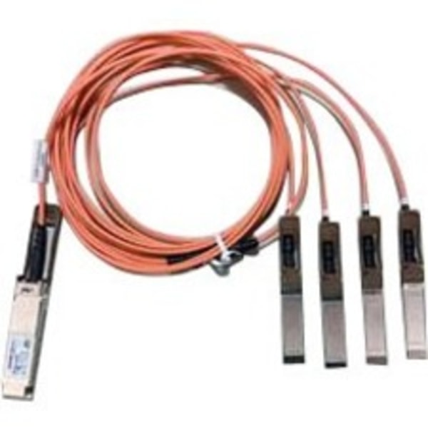 40GBASE Active Optical QSFP to 4SFP brea