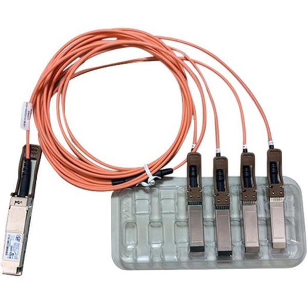 40GBASE ACTIVE OPTICAL QSFP TO 4SFP BREA