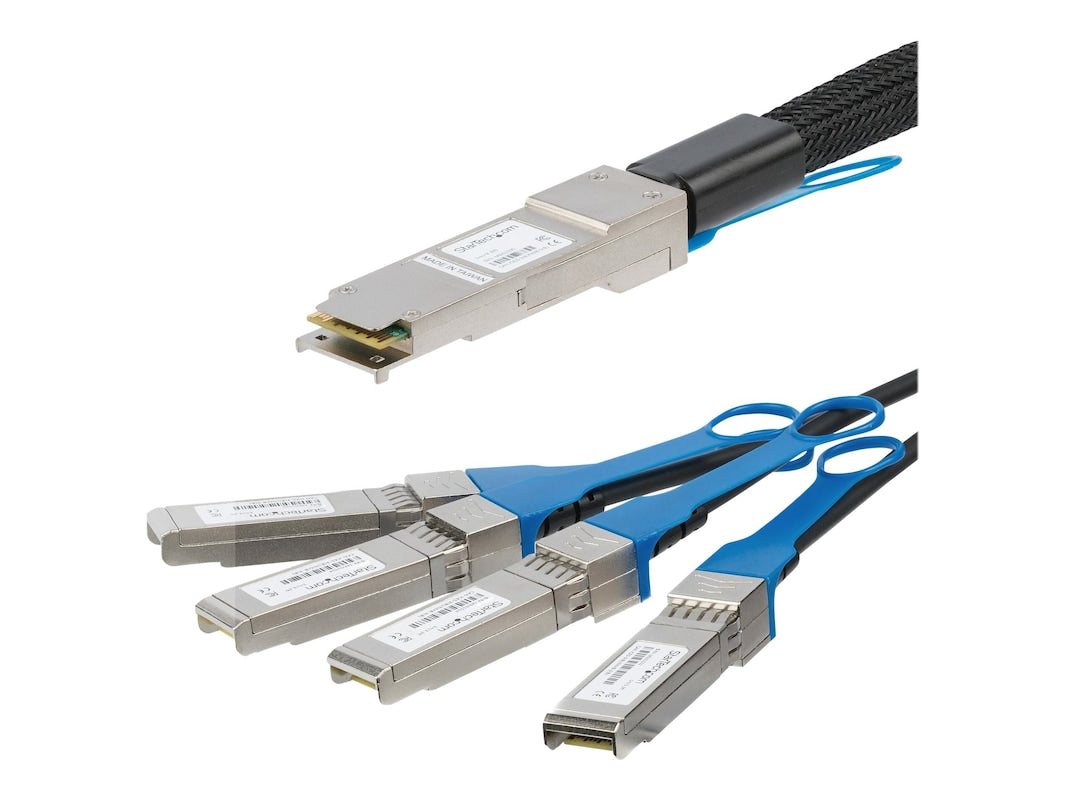 Câble StarTech QSFP+ vers 4x SFP+ 40 Gbit/s DAC (5 m) (QSFP4SFP10C5)