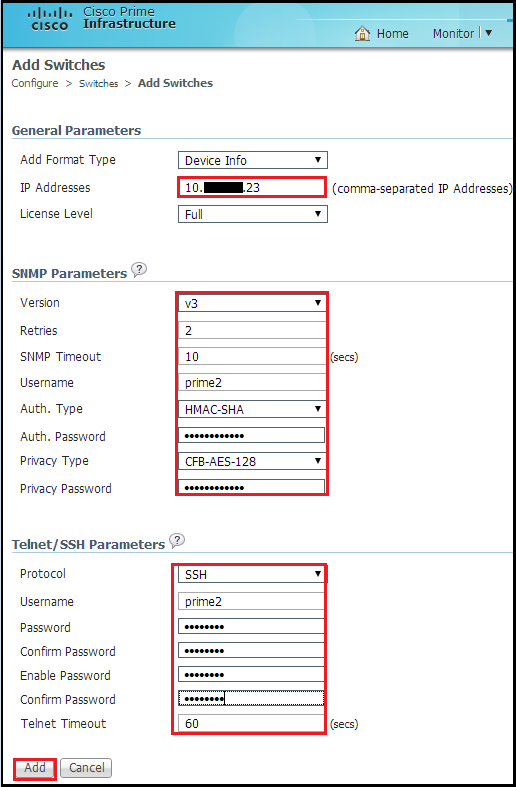 Logiciel de gestion de réseau Cisco Prime Infrastructure 3.5