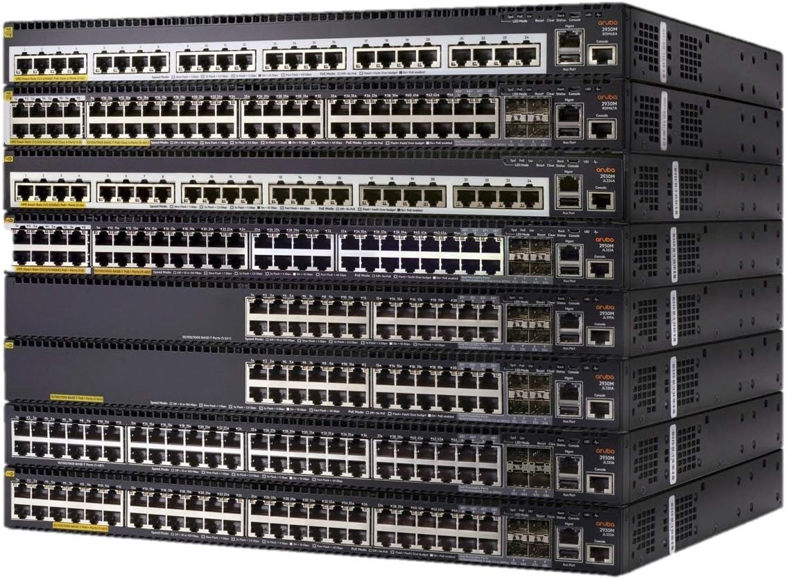 HP Aruba 2930M 24SR PoE Class 6 Switch, R0M68A