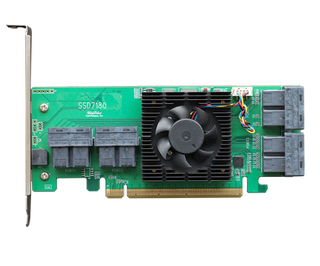 HighPoint R1180 PCIe 3.0 x16 8-Port U.2 NVMe HBA Controller