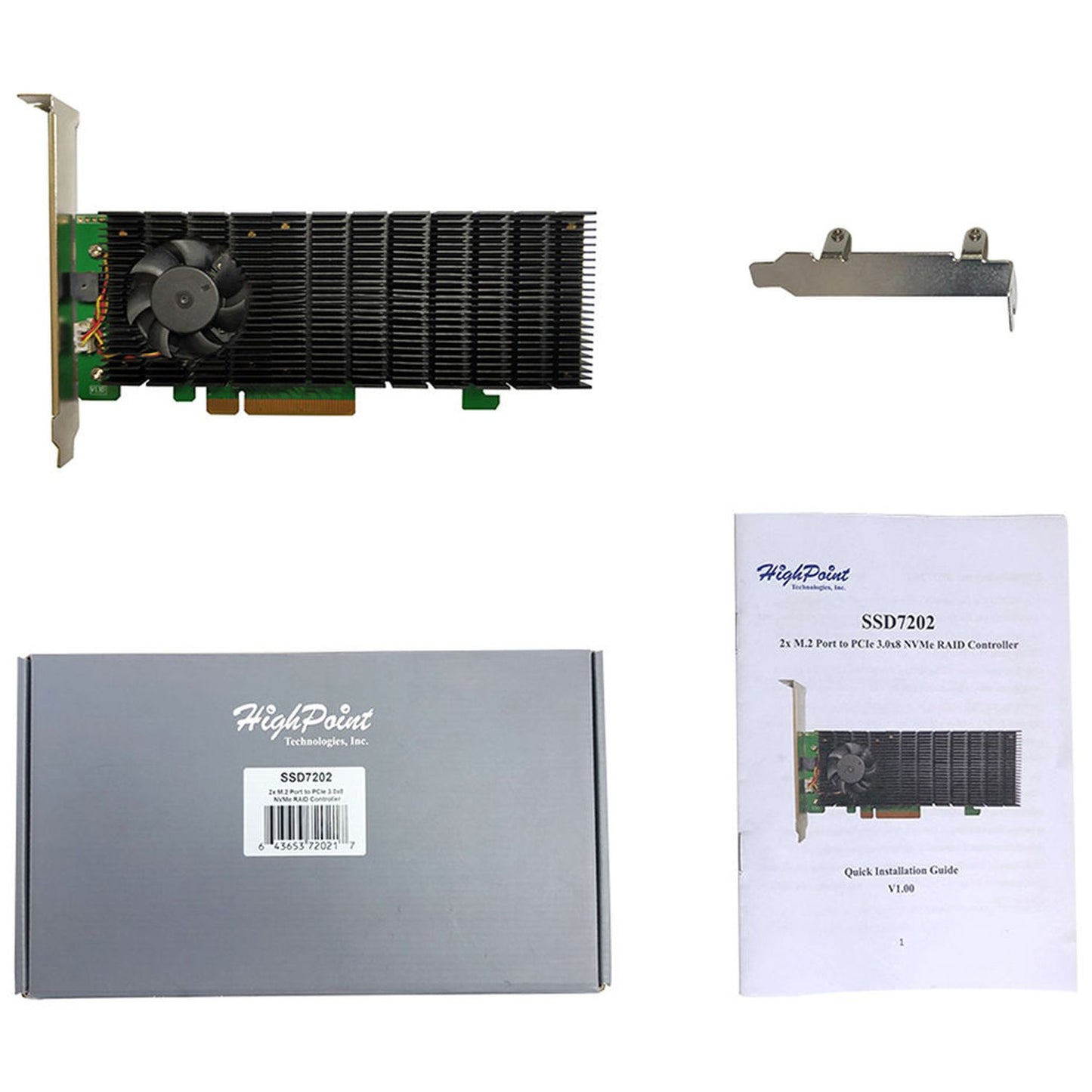 HighPoint R1504 PCIe 4.0 x16 M.2 NVMe HBA Controller