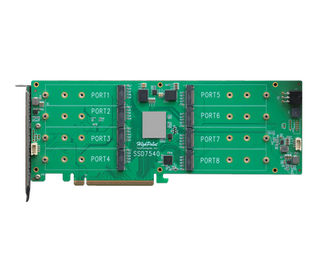 HighPoint R1508 PCIe 4.0 x16 8x M.2 NVMe HBA Controller