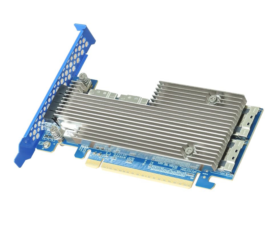 HighPoint Rocket 1528D PCIe Gen4 NVMe Switch Adapter, 4x SlimSAS Ports