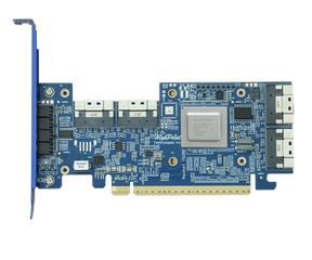 HighPoint Rocket 1528D PCIe Gen4 NVMe Switch Adapter, 4x SlimSAS Ports