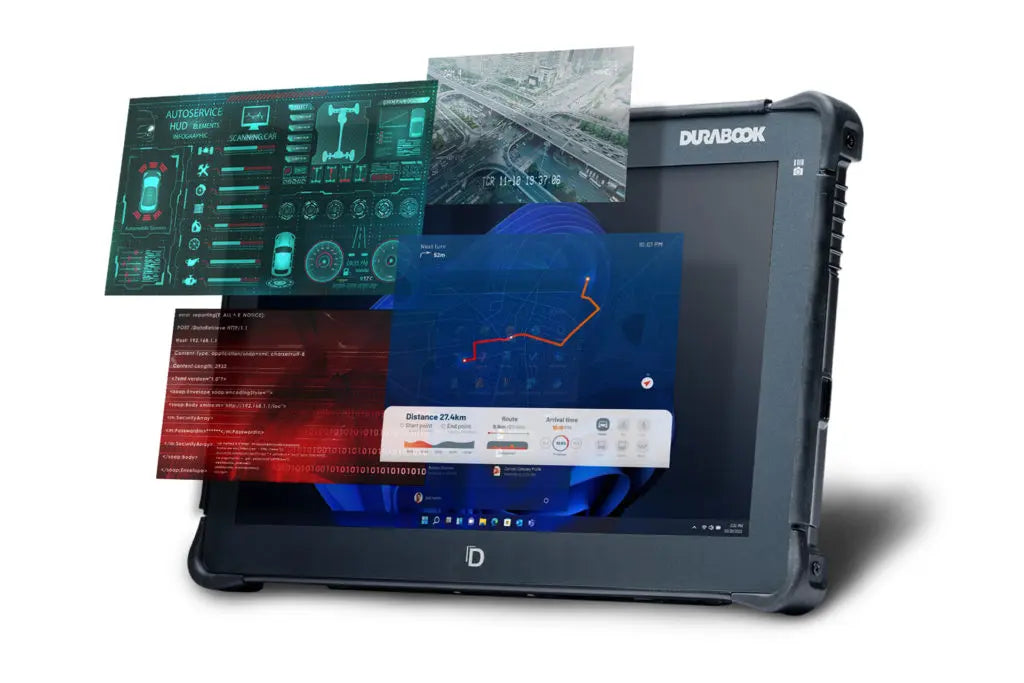 DURABOOK R11 11.6" FHD Rugged Tablet, i5-1235U, 8GB RAM, 256GB SSD, Win11