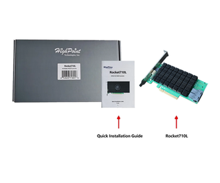 HighPoint R710L PCIe 3.0 x8 8-Channel 12G SAS/SATA HBA