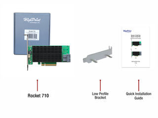 HighPoint R710 PCIe 3.0 x8 8-Channel 12G SAS/SATA HBA