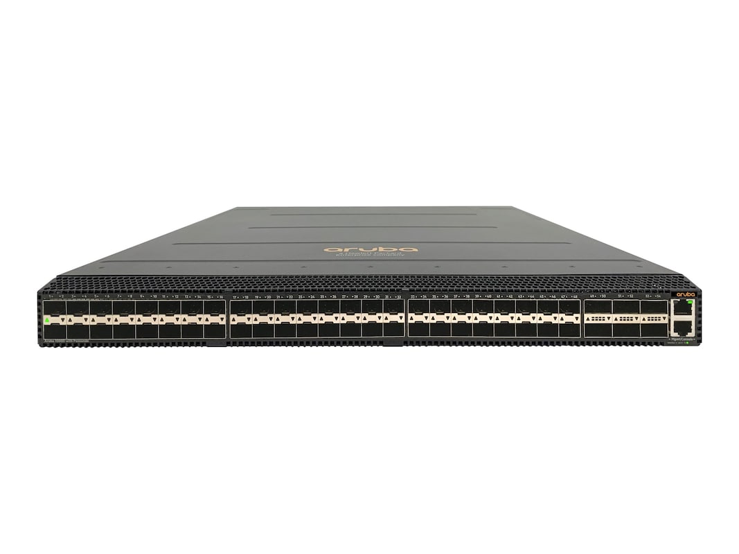 HP Aruba CX 10000-48Y6C Switch, 48 SFP28, 6 QSFP28, R8P13A#ABA