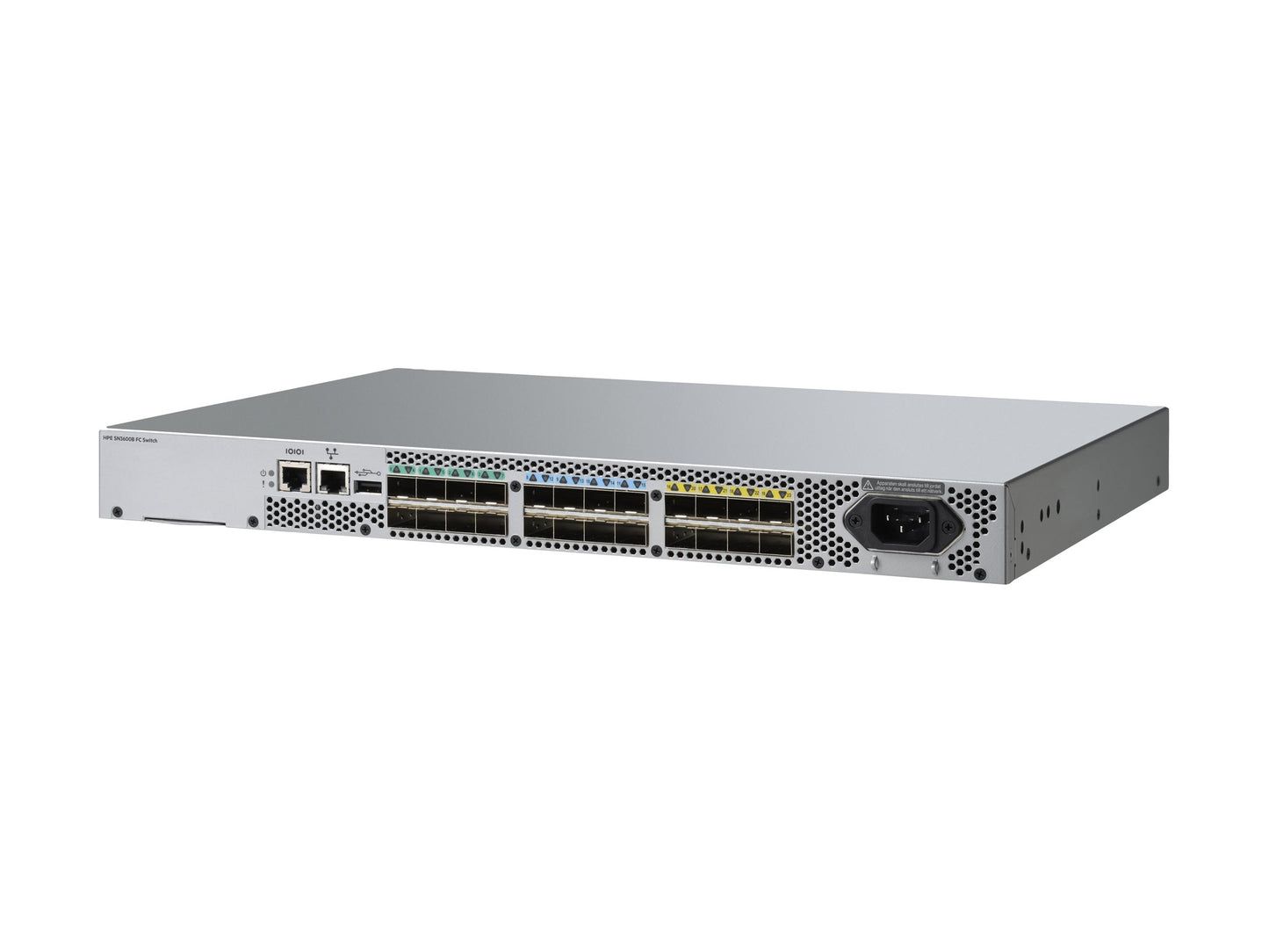 Commutateur HPE SN3600B 24/24 PP+ 24p 16G FC, format 1RU