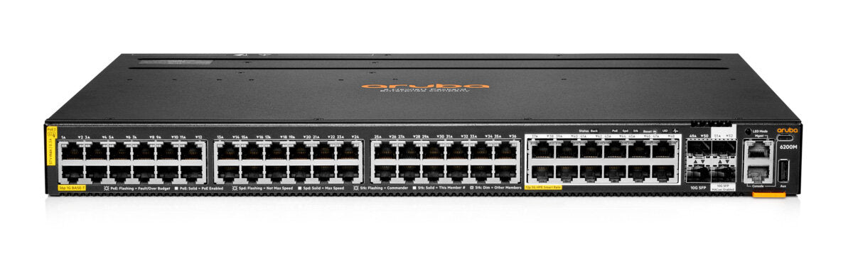 HP Aruba 6200M 36G 12SR5 CL6 4SFP+ Remanufactured Switch