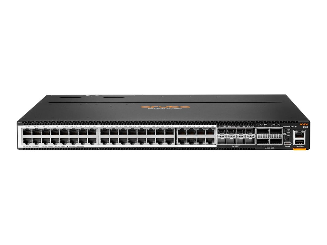 HPE Aruba CX 8100 40XT8XF4C Switch Bundle R9W92A#B2B