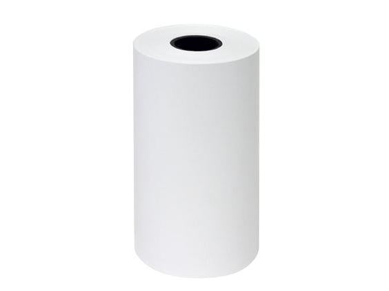 Brother's RD001U5M waterproof receipt paper offers durable and weather-resistant print media optimized for demanding mobile environments. Each roll measures 4 inches wide by 93 feet in length, with compatibility for RuggedJet 4 series portable printers. Ideal for field operations, logistics, and other mission-critical applications.