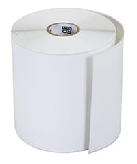 Étiquettes en papier premium Brother RDS01U2 4 po DT, 145 pi, 12 rouleaux/boîte