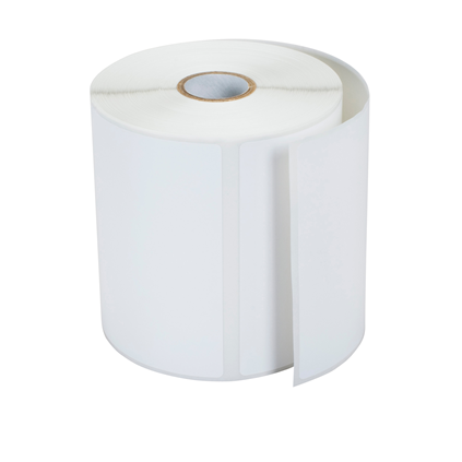 Étiquettes en papier premium Brother RDS02U1 4 po x 6 po DT, 12 rouleaux/boîte