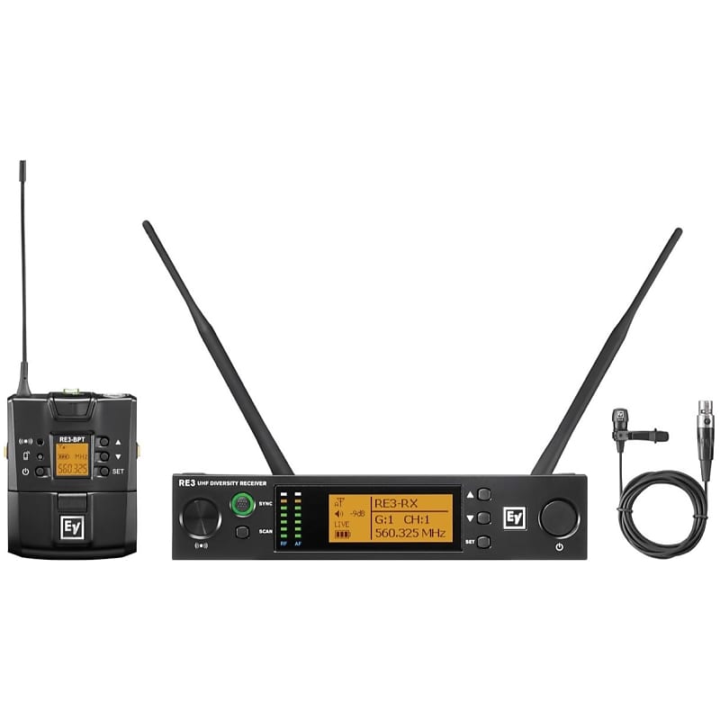 BOSCH RE3-BPCL-6M Bodypack Set, Cardioid Mic 653-663 MHz