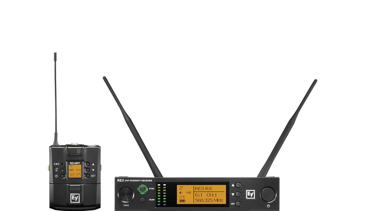 BOSCH RE3-BPNID-5L Bodypack Set, 488–524 MHz