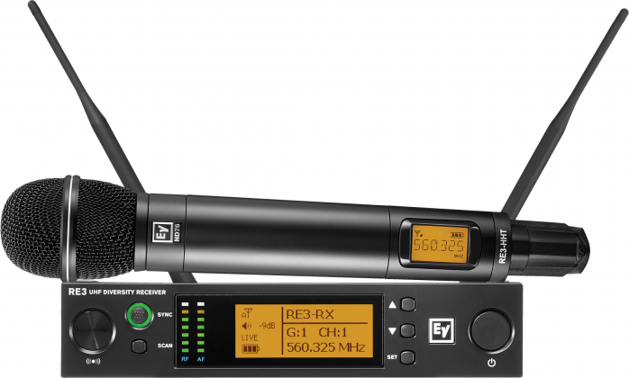 BOSCH RE3-HHT420-5L Handheld Wireless Microphone, 488-524 MHz