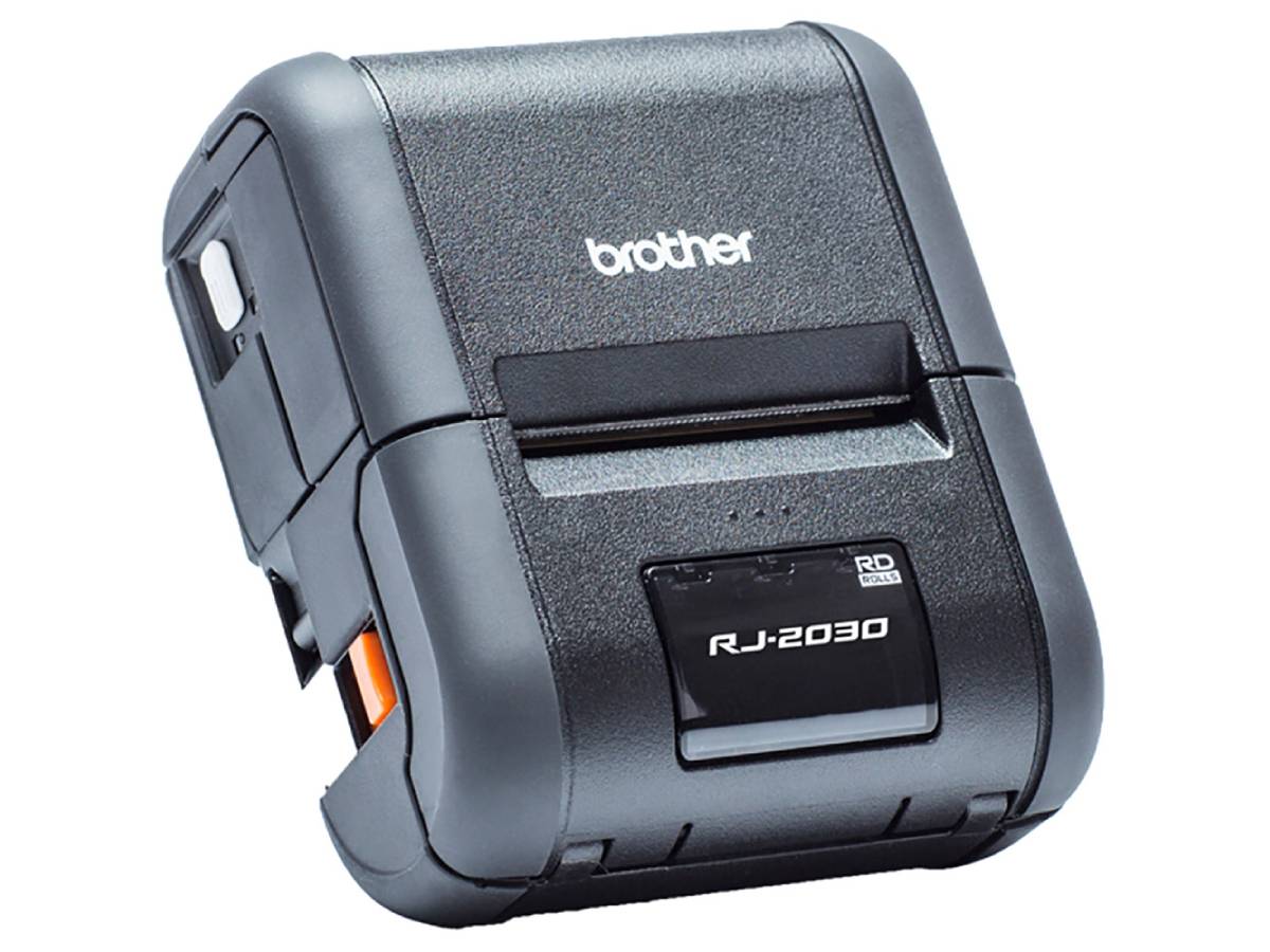 RJ-2030: RuggedJet 2, Portable 2in Direct Thermal Receipt Printer w/Bluetooth, USB, LCD Display, Reflective Media Sensors, Tear, Battery, Belt Clip &