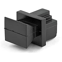 STARTECH RJ45 Dust Covers, Black, 100-Pack, PVC, Snap-In