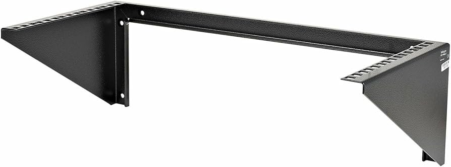 Support mural vertical StarTech 4U 48 cm pour rack d'équipement en acier – Conforme aux normes TAA