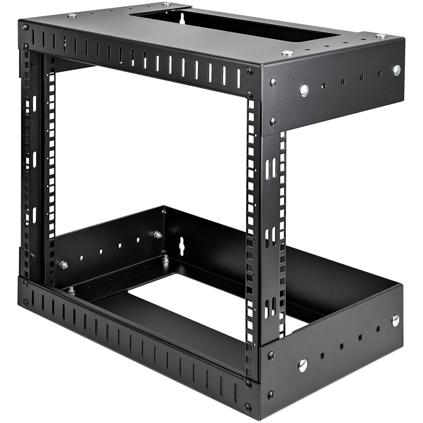 Rack réseau mural STARTECH 8U, profondeur réglable de 30 à 50 cm, acier noir