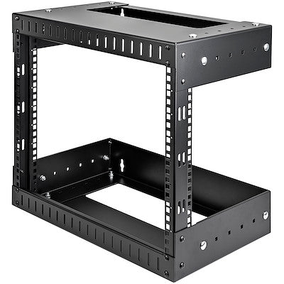 Rack réseau mural STARTECH 8U, profondeur réglable de 30 à 50 cm, acier noir