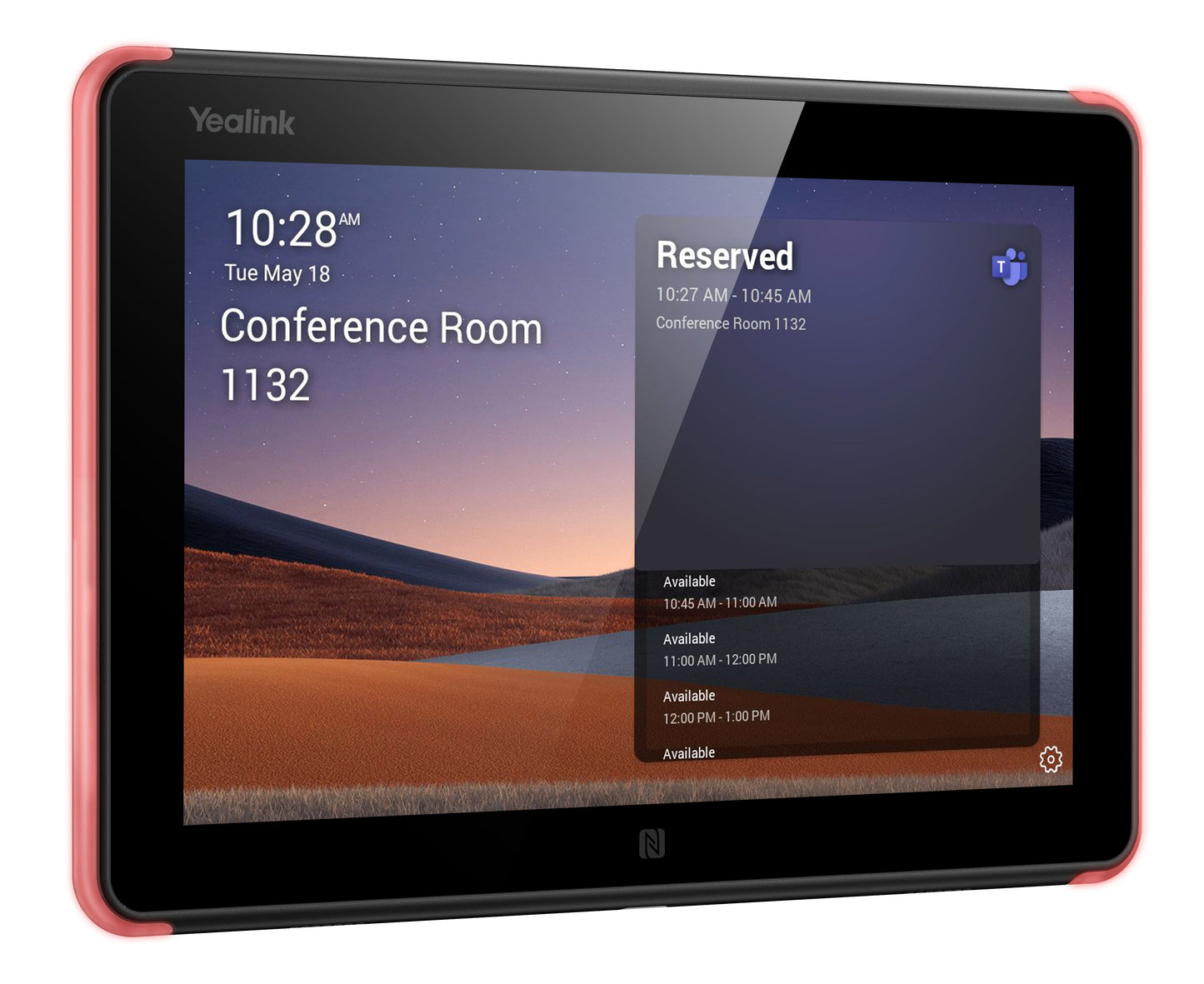 Écran interactif YEALINK RoomPanel Plus Teams 10,1 pouces - Noir