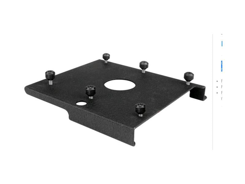 The CHIEF RPA297 is a custom and universal projector interface bracket designed specifically for use with RPA projector mounts. It features a black finish and supports both tailored and standardized projector installations. Ideal for professional AV setups, the RPA297 offers compatibility and durability in a single mounting solution.