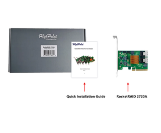 HighPoint RR2720A PCIe 2.0 x8 8-Ch 6G SAS/SATA RAID Controller