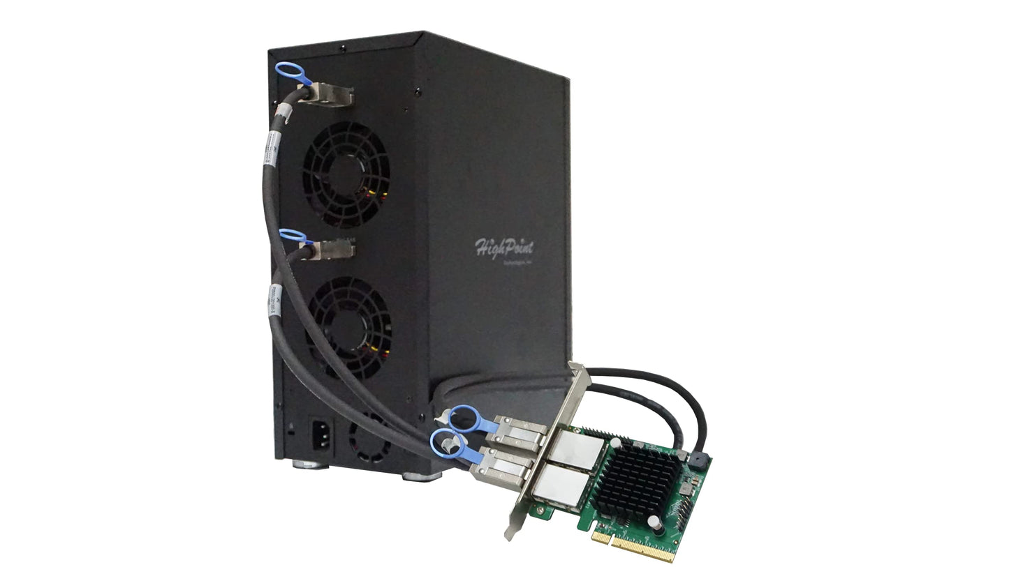 Contrôleur RAID SAS/SATA 8 canaux HighPoint RR2722A PCIe 2.0 x8