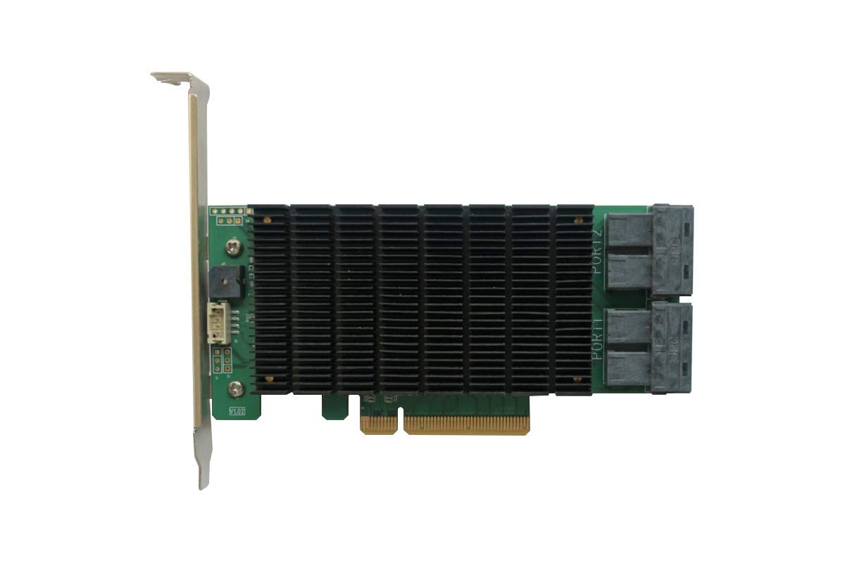 Contrôleur RAID SAS/SATA HighPoint RR3740C PCIe 3.0 x8 16 canaux 12 Gbit/s