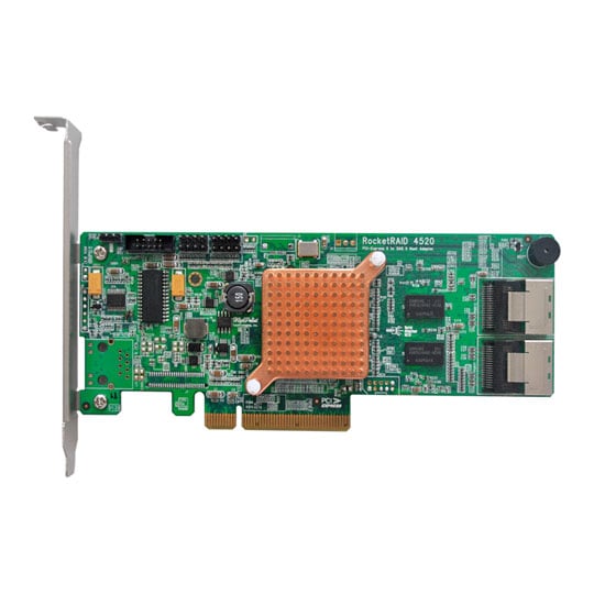 HighPoint RR4520SGL PCIe 2.0 x8 8-Channel 6Gb/s SAS/SATA RAID Controller