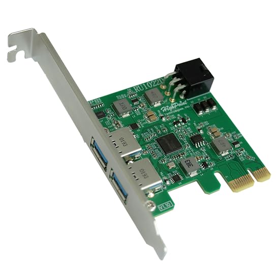 HighPoint RU1022D PCIe 3.0 x1 Dual USB-C 3.2 5Gb/s Host Controller