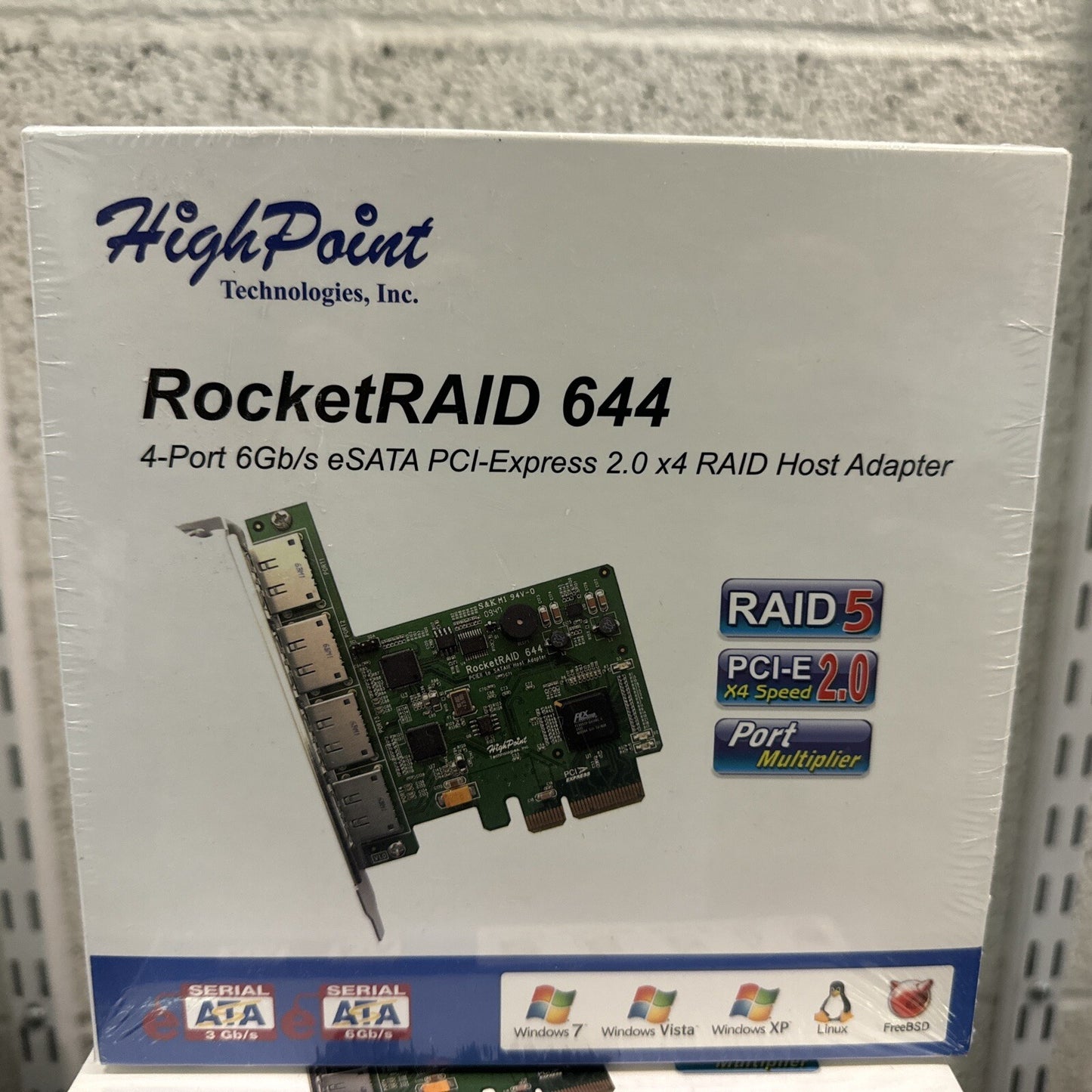 HighPoint RU1144E PCIe 2.0 x4 USB & eSATA Storage Controller