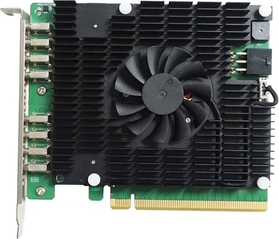 Contrôleur HighPoint RU1388D PCIe 3.0 x16 4 ports USB-C 3.2 10 Gbit/s