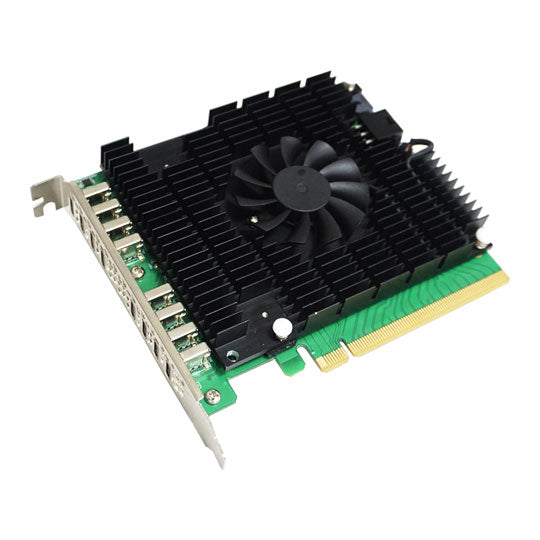 HighPoint RU1388D PCIe 3.0 x16 4-Port USB-C 3.2 10Gb/s Controller