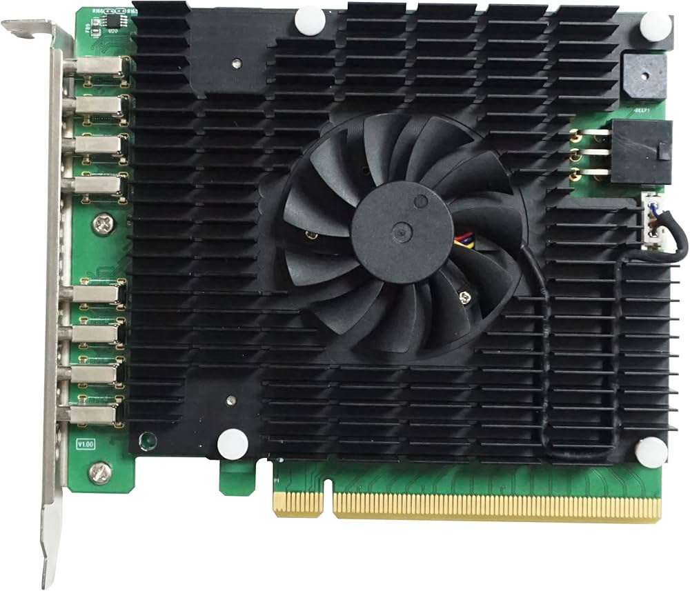 Contrôleur HighPoint RU1388D PCIe 3.0 x16 4 ports USB-C 3.2 10 Gbit/s