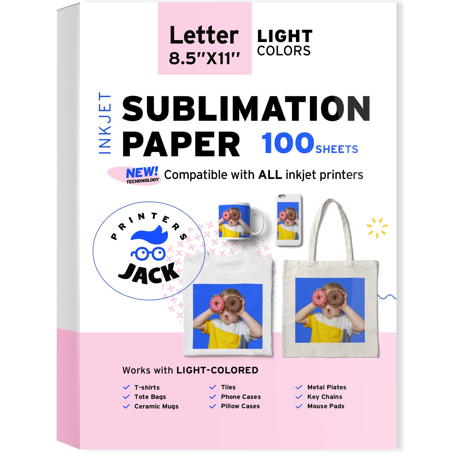 Papier jet d'encre Epson S041111, format Lettre, 100 feuilles