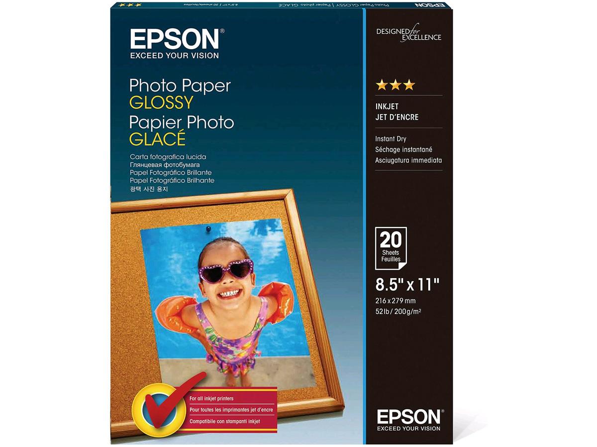 Epson Photo Paper delivers rich, professional-quality prints with its high-gloss finish tailored for ink-jet printers. Designed in Letter A Size (8.5 in x 11 in), this media is ideal for personal and professional photo projects, and compatible with Epson 3640. Each pack includes 20 sheets of durable, TAA-compliant paper sourced from Japan.
