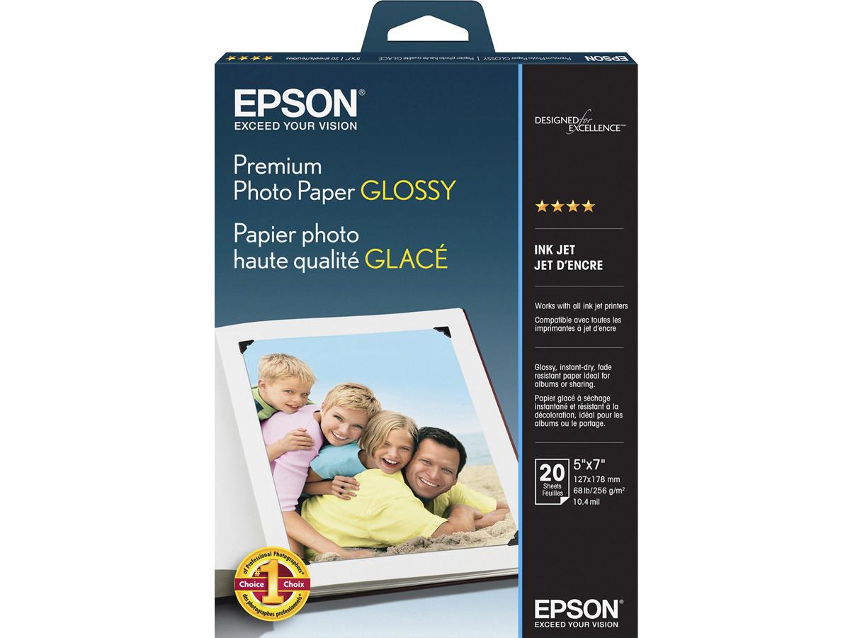 Epson Premium Glossy Photo Paper is engineered for ink-jet printers, offering borderless, high-resolution output optimized for Epson 3640 and other compatible models. Ideal for users who demand studio-quality 5x7 prints at home or in the office, this paper ensures vibrant color saturation and durable image integrity.