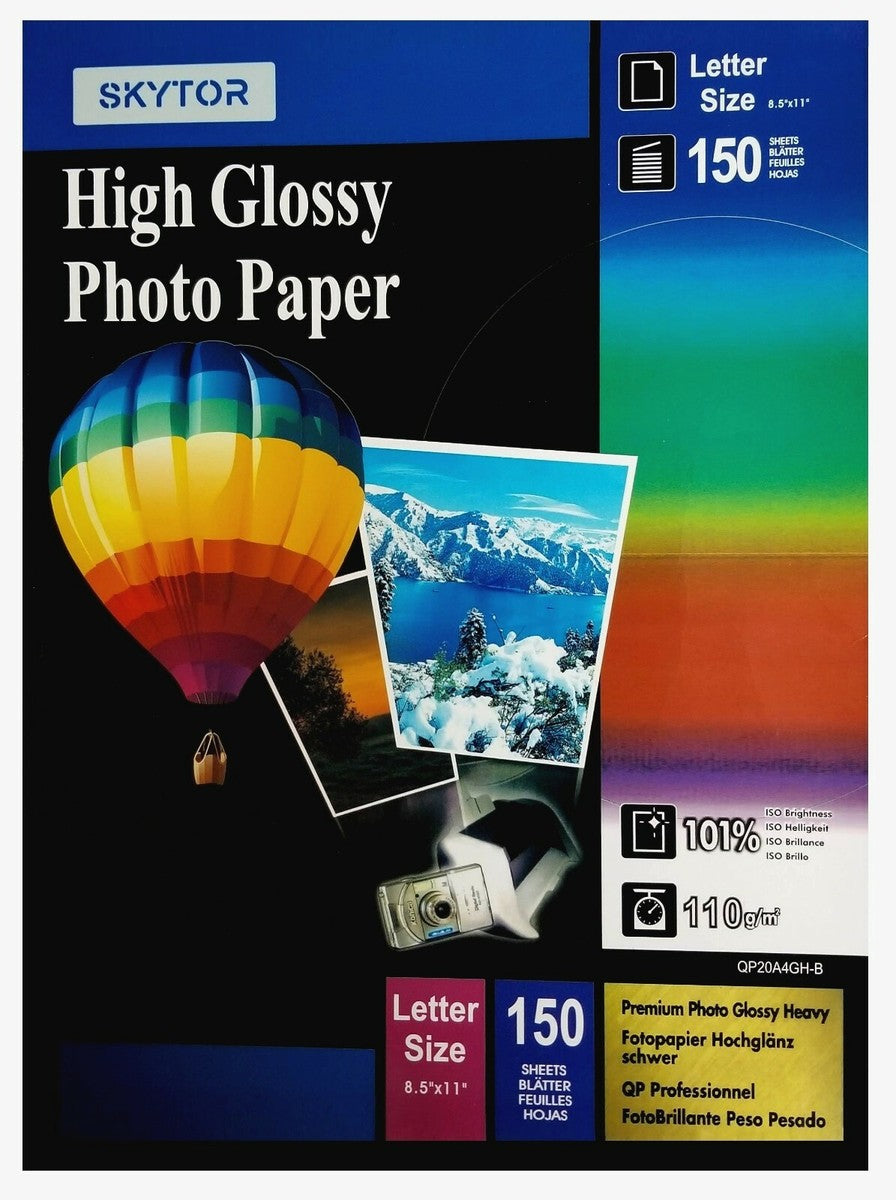 Papier photo glacé EPSON Premium, format Lettre, 50 feuilles