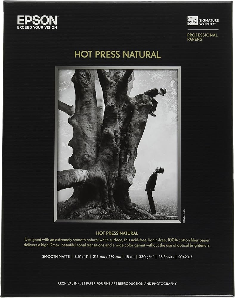 Papier photo brillant Epson Premium 8,5 x 11 pouces, 25 feuilles