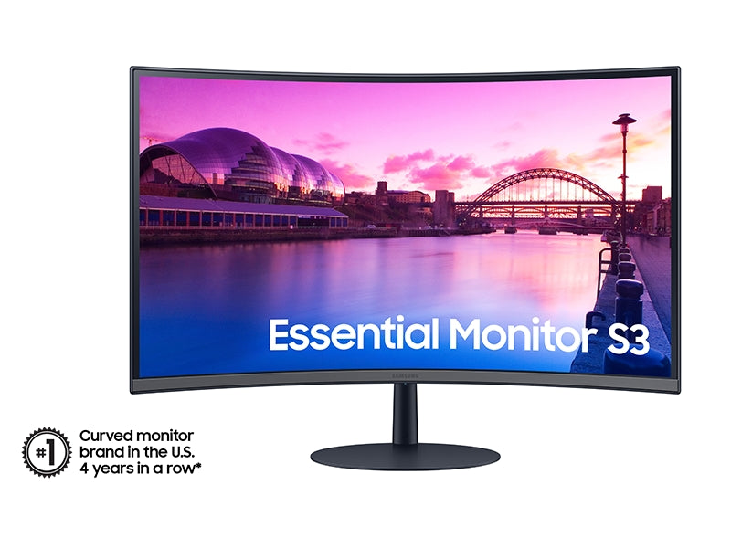 Moniteur incurvé Samsung S27C394EAN 27 pouces FHD, 75 Hz, dalle VA, HDMI/DP