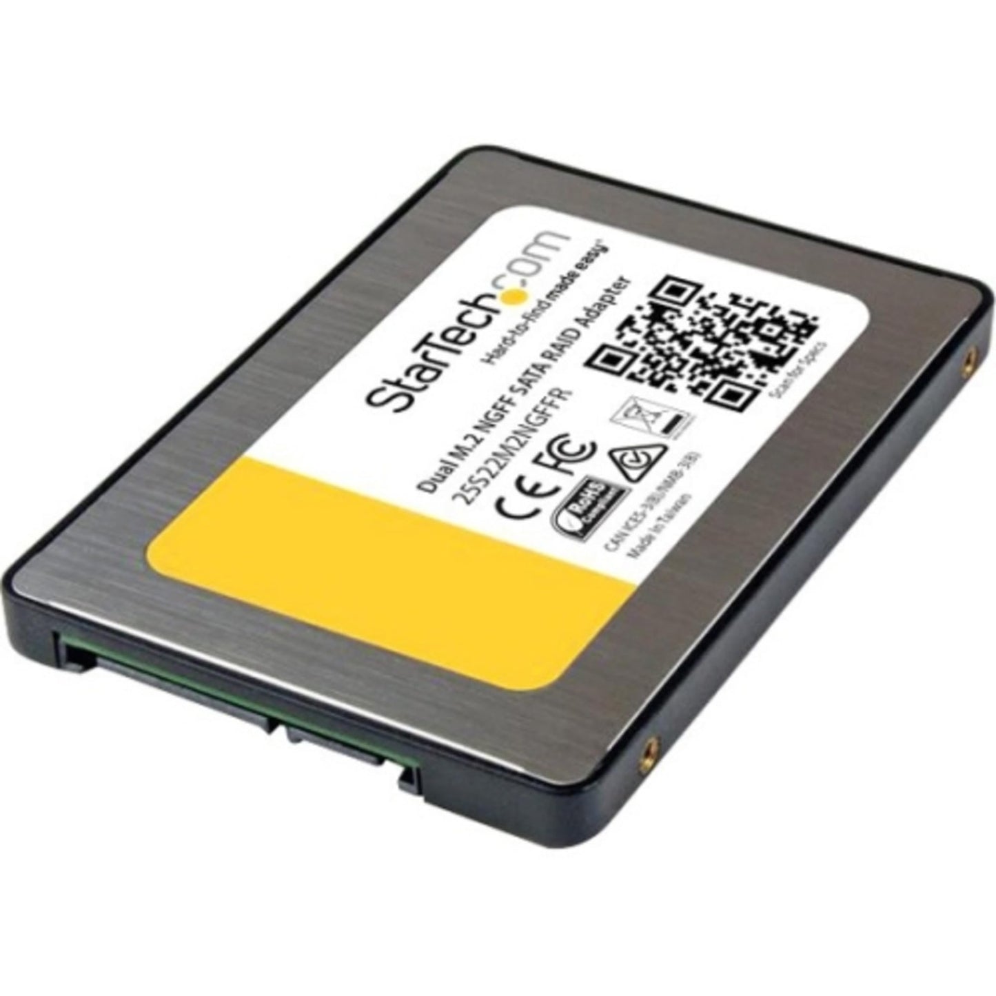 STARTECH Adapter Dual M.2 to 2.5" SATA Bay with RAID Support