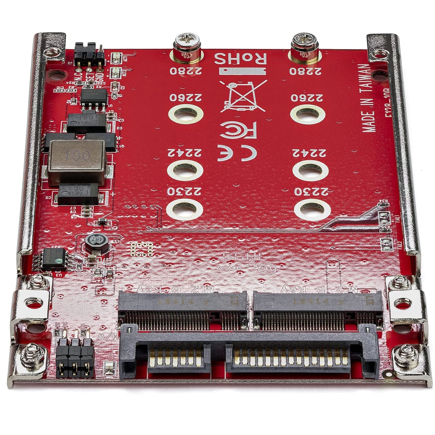 STARTECH Adapter Dual M.2 to 2.5" SATA Bay with RAID Support
