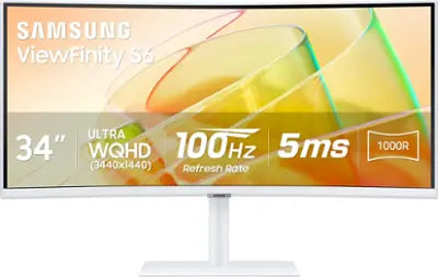 Écran incurvé Samsung S65UA 34 pouces UW-QHD, 100 Hz, VA, USB-C